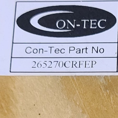 Con-Tec 265270CRFEP 3/16'' Stainless Flexible Armor Conduit Clear FEP Jacket/25ft