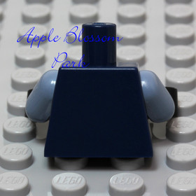 NEW Lego Dark Blue Castle MINIFIG TORSO Dwarf King Viking Armor Belt  7036 7094