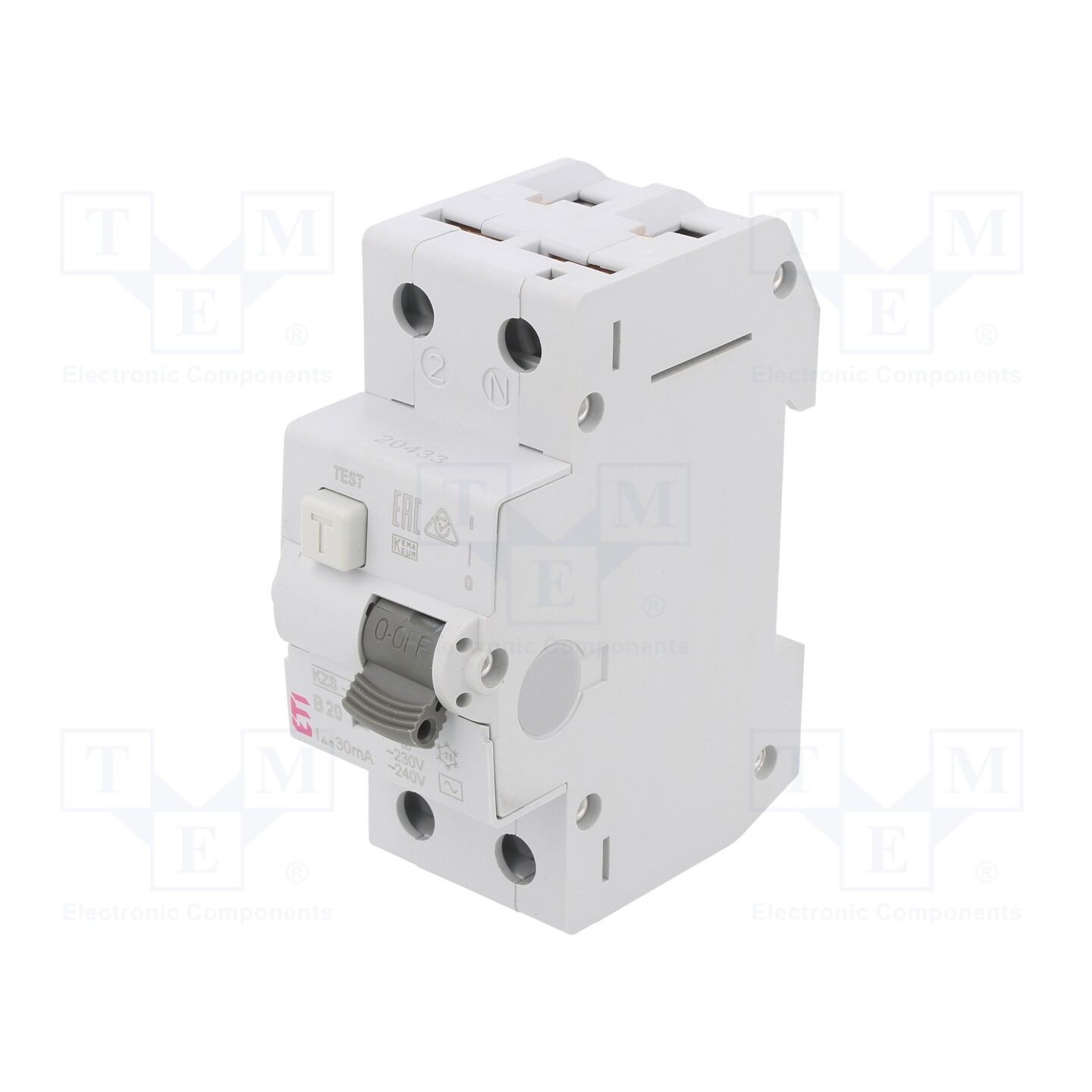 ETI POLAM KZS-2M-AC-B20/0.03 RCBO breaker