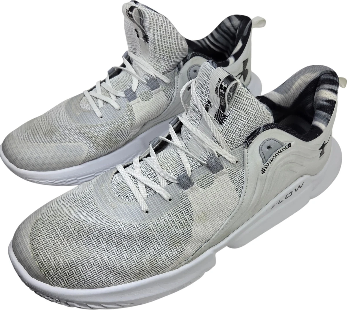 Under Armour Flow FUTR C2 White Black Colorway Men\'s Basketball Shoes  Mesh Sz 9 Amazon.com | Under Armour Steph Curry Flow 9 Team Mens  main image 3