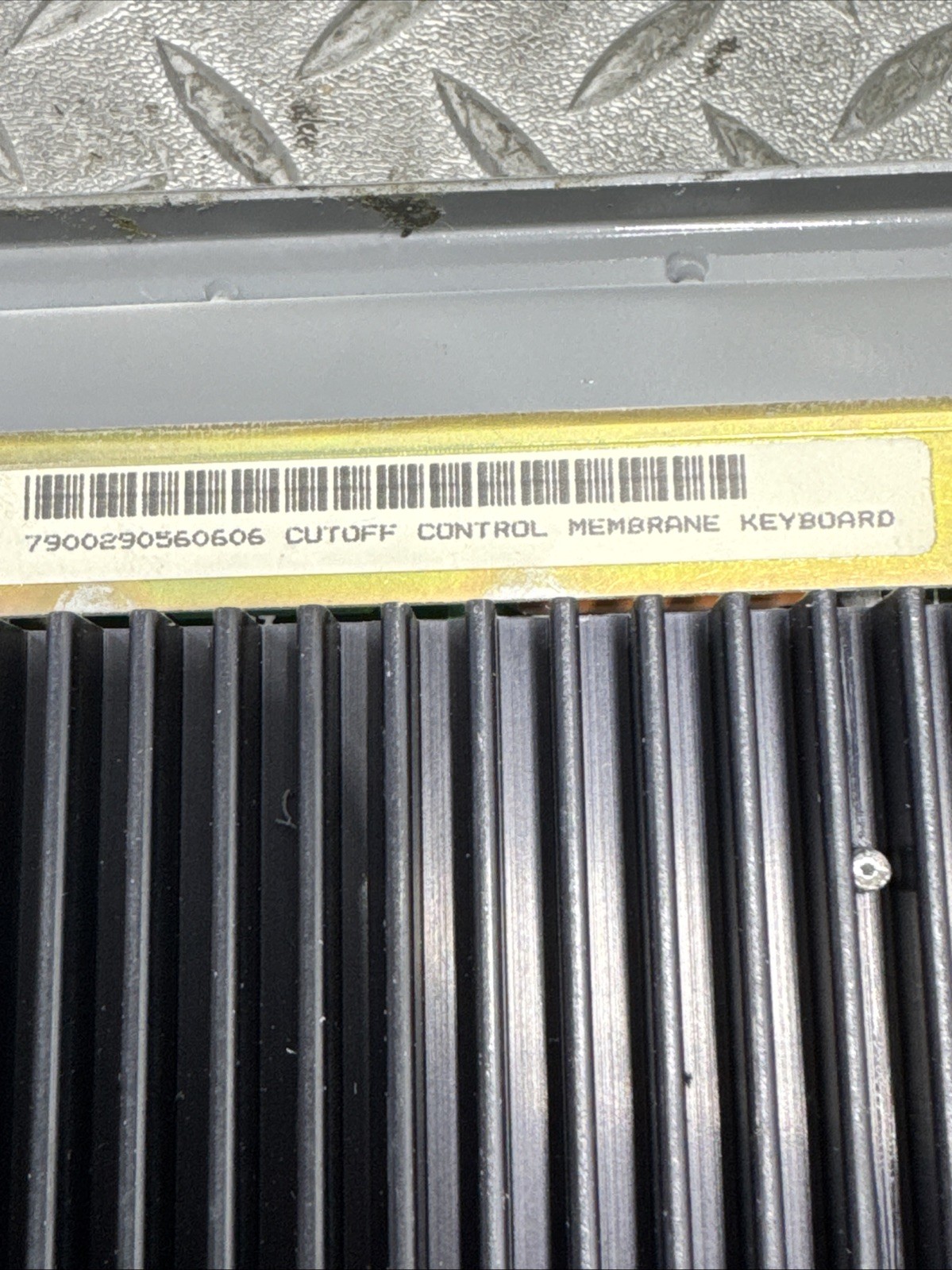 Quadtech 7900290560606 Cutoff Control Membrane Keyboard        C-9