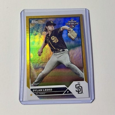 2023 Topps Pro Debut - Dylan Lesko #PD-181 Gold Foil /50 (RC)