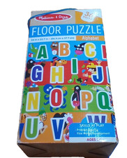 Melissa and Doug Alphabet Floor Puzzle. 36 Pieces. Excellent Used Condition.