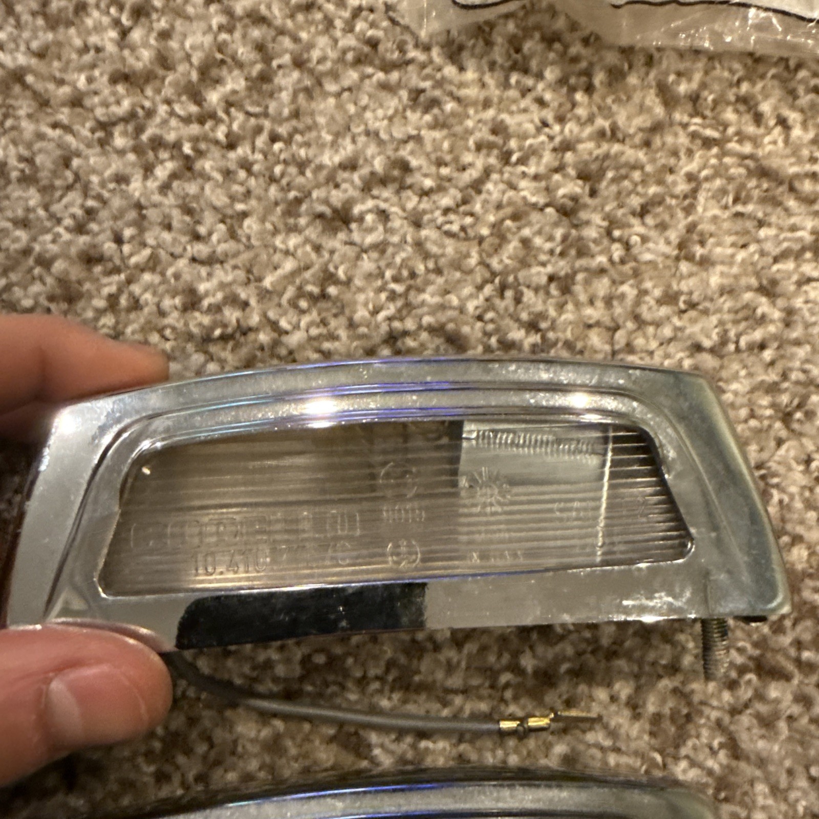 Ferrari 365 Misc Parts (lights, Rear View Mirror, Wipers, Pedals)