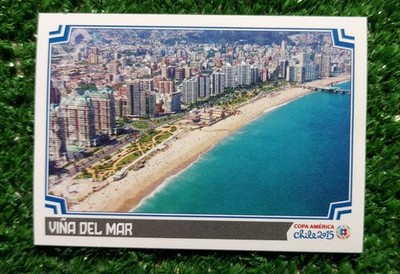 FIGURINE FOOTBALLERS PANINI CUP AMERICA CHILE N°10 VINA DEL MAR 2015  