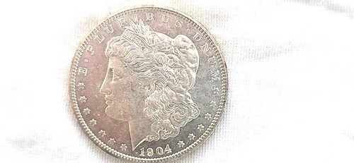 1904 o morgan silver dollar bu condition