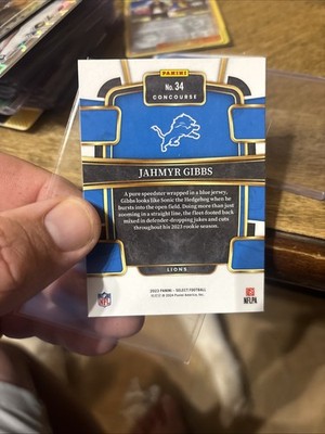 2023 Panini Select - Concourse Jahmyr Gibbs #34 (RC) | eBay