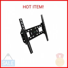 LCD LED Plasma Flat Tilt TV Wall Mount Bracket. Solid Piece Wall Plate and Verti