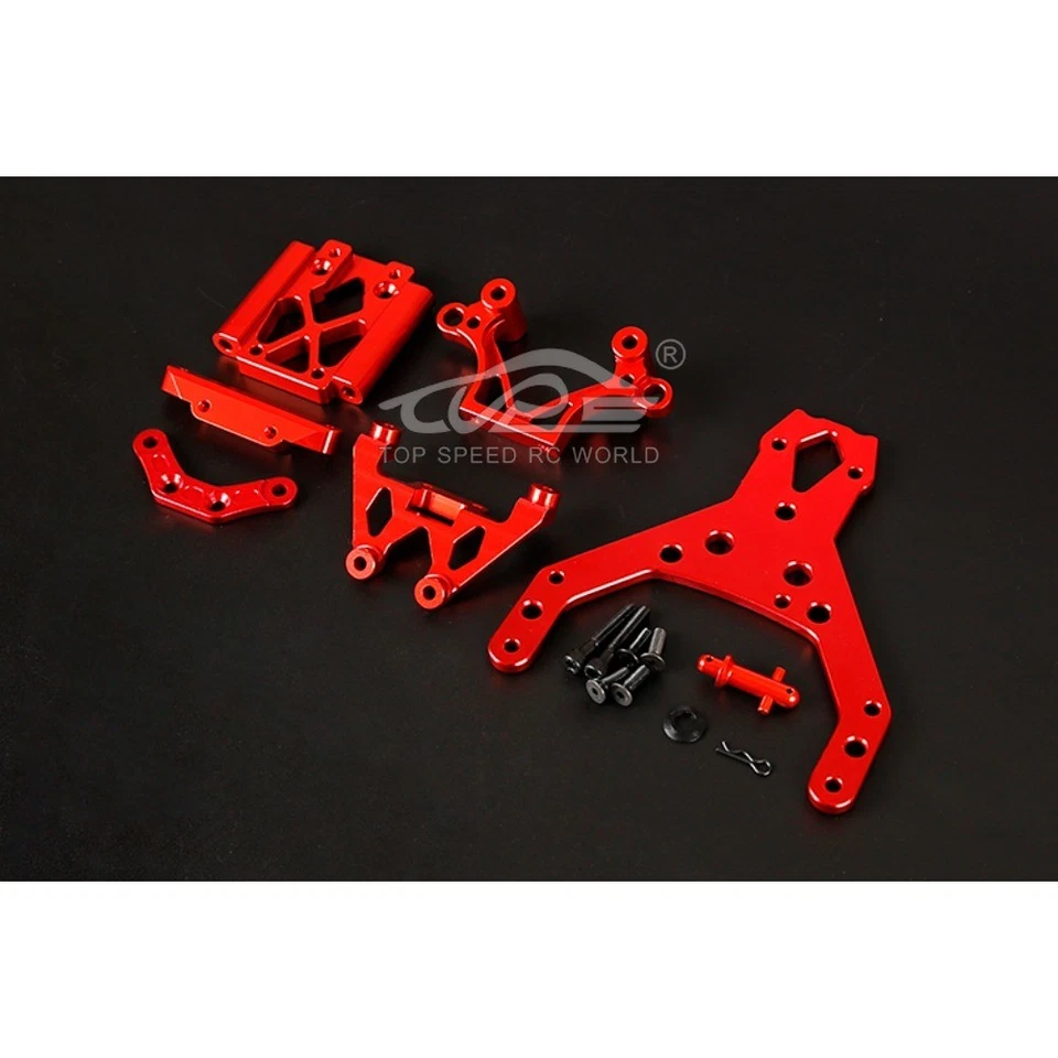 TSRC Front Chassisplatten Set für 1/5 HPI 5B 5T 5SC ROFUN ROVAN KM BAJA  RC CAR - Bild 4 von 4