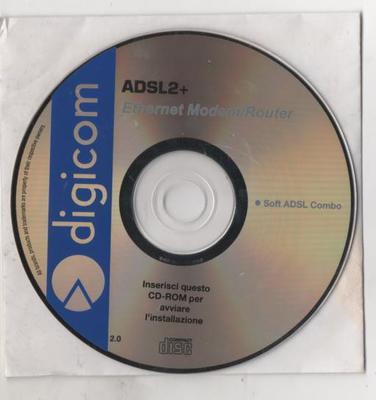 CD SOFTWARE - DIGICOM - ADSL2+ - ETHERNET MODEM/ROUTER - SOFTWARE ADSL ...
