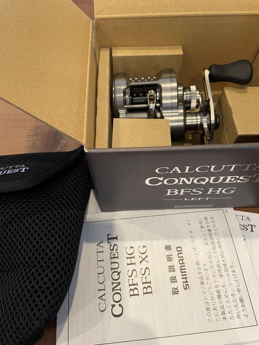 Shimano 23 CALCUTTA CONQUEST BFS HG Left 7.8 Casting Reel New