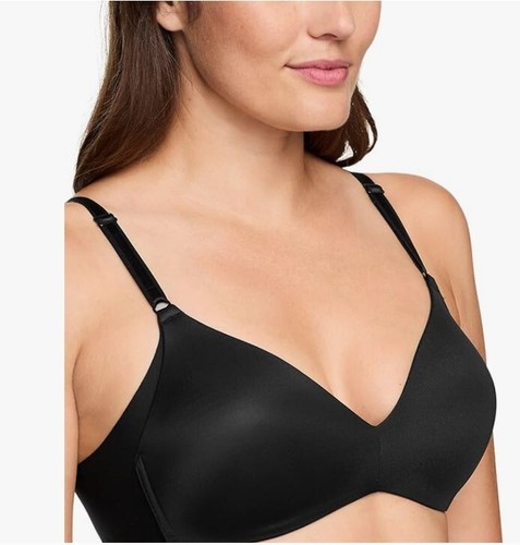 Warners Blissful Benefits Underarm-Smoothing Wireless Lightly Lined Bra 38D - Picture 2 of 3