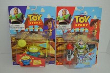 Vintage NEW 1995 Original TOY STORY - CHROME BUZZ  ALIEN Set Thinkway Toys NEW