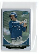2013 Bowman Chrome Cream of the Crop Mini Refractors Bubba Starling #CC-KCR1