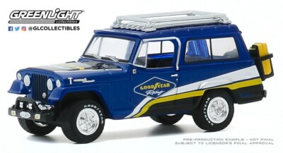 GREENLIGHT GL41110-B 1/64 1967 Jeep Jeepster Commando Off-Road, Goodyear Racing