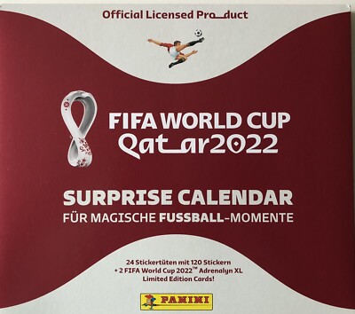 Adventskalender Panini WM 2022 Qatar 670 Sticker Fifa World Cup Ronaldo Spezial