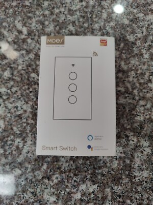 MOES WiFi Smart Wall Light Switch No Neutral/N+L Wirings Timer Alexa Google APP