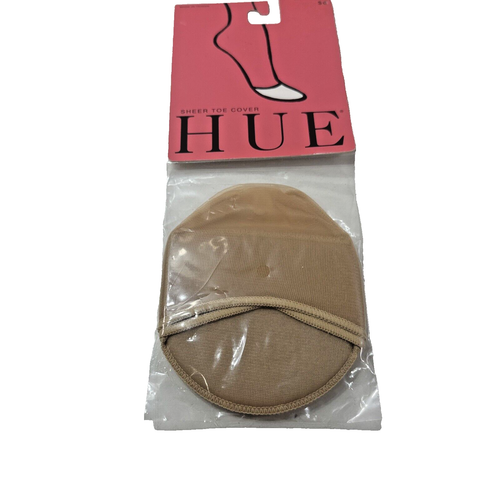 VTG NEW OLD STOCK SEALED by HUE Women's Sheer Toe Cover Cushioned No