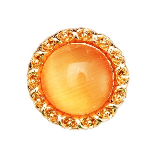 5pcs Vintage Round Metal Button with Glassy Center and Embellished Border 11.5mm - Picture 9 of 14