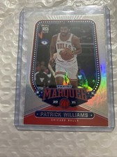 Patrick Williams Rookie Silver Holo Panini Chronicles Marquee Basketball 2020-21