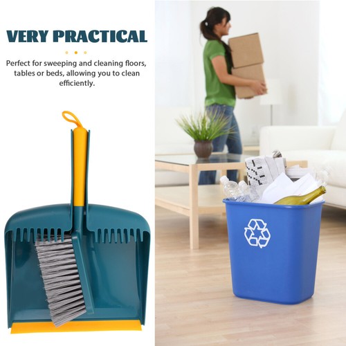 2 Sets Zweiteiliger Besen Tragbarer Handhelder Kleiner Mit Dustpan - Afbeelding 10 van 12