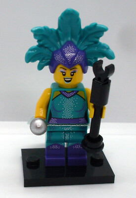 Lego Figur - Cabaret Singer ( Sängerin Pop Star ) Minifiguren Serie 21 Neu