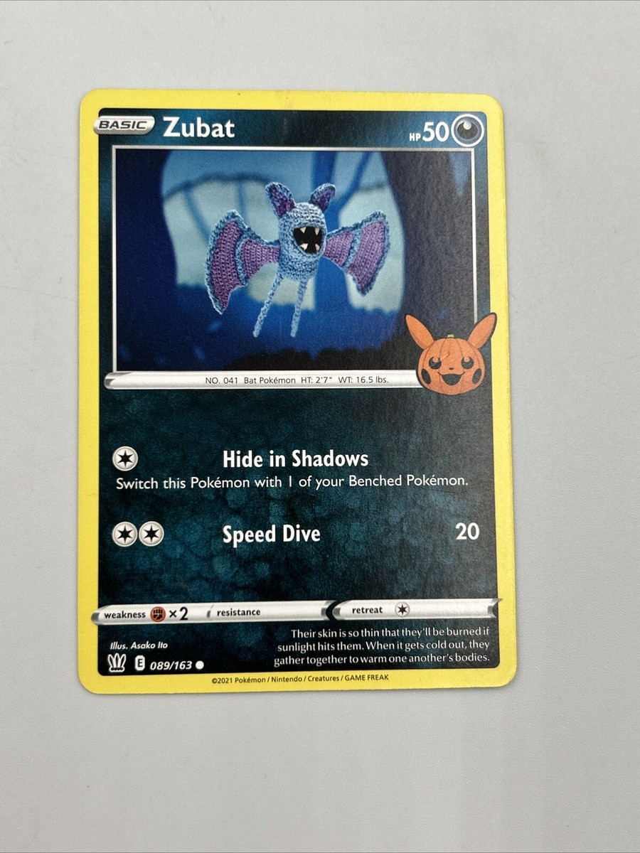 Pokmon TCG Zubat Promo (Trick or Trade Halloween) 089/163 | eBay