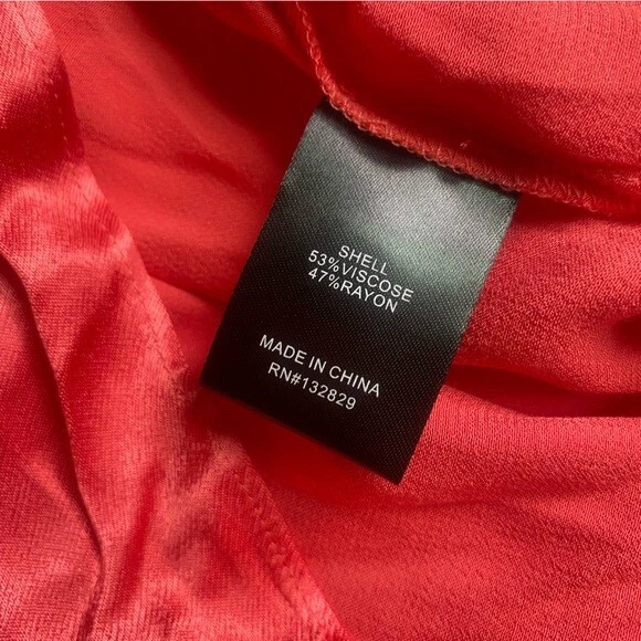 PALM ANGELS Abito lungo Michael Costello Heather in Siena bruciata taglia small nuovo con etichette $328