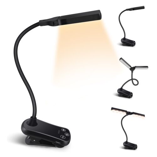 14 LED Book Light Control Reading Light With 3 Colors&8 Brightness - Picture 7 of 10