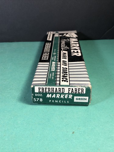 VTG Eberhard Faber | Self-Sharpening Green #578 Marker Pencils | Only 4 With Box - Picture 8 of 15