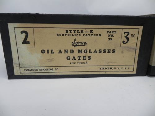 Syraco Oil and Molasses Gate Valve Faucet 3" No. 39 Style E FREE SHIPPING - Picture 2 of 9