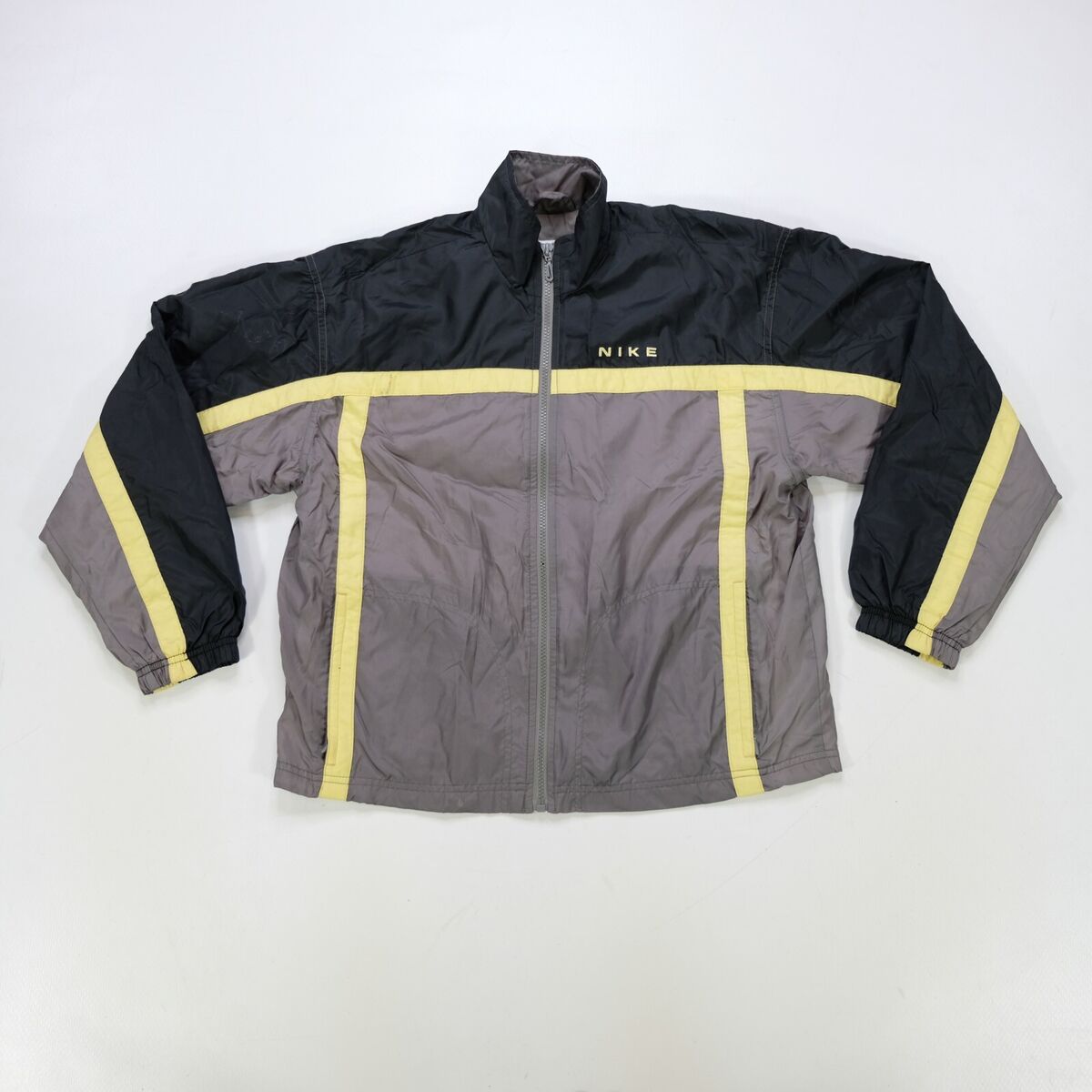 Rare Vintage NIKE Spell Out Striped Jacket Pants Track Suit Rare Vintage NIKE Spell Out Striped Jacket Pants Track Suit