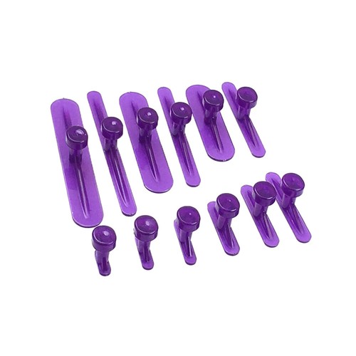 12pcs Glue Tabs Dent Removal Tools Car Body Glue Tabs Nylon Auto Repair Part New - Picture 3 of 14