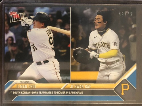 2023 Topps Now 99 Ji Man Choi / Ji Hwan Bae