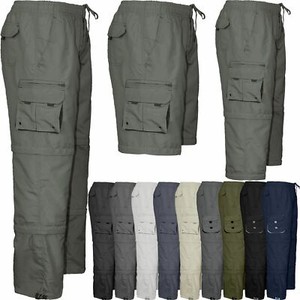 elastic waist work shorts