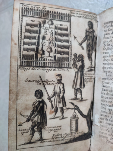 RARE- MEMOIRES DE L'AMERIQUE SEPTENTRIONALE-BARON DE LAHONTAN-1708/TOME II - 第 1/15 張圖片