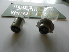 SUZUKI TS  GP100/125 (3 pins) headlamp bulb, 6V 25/25W ,and 6v 21/5w rear bulb .