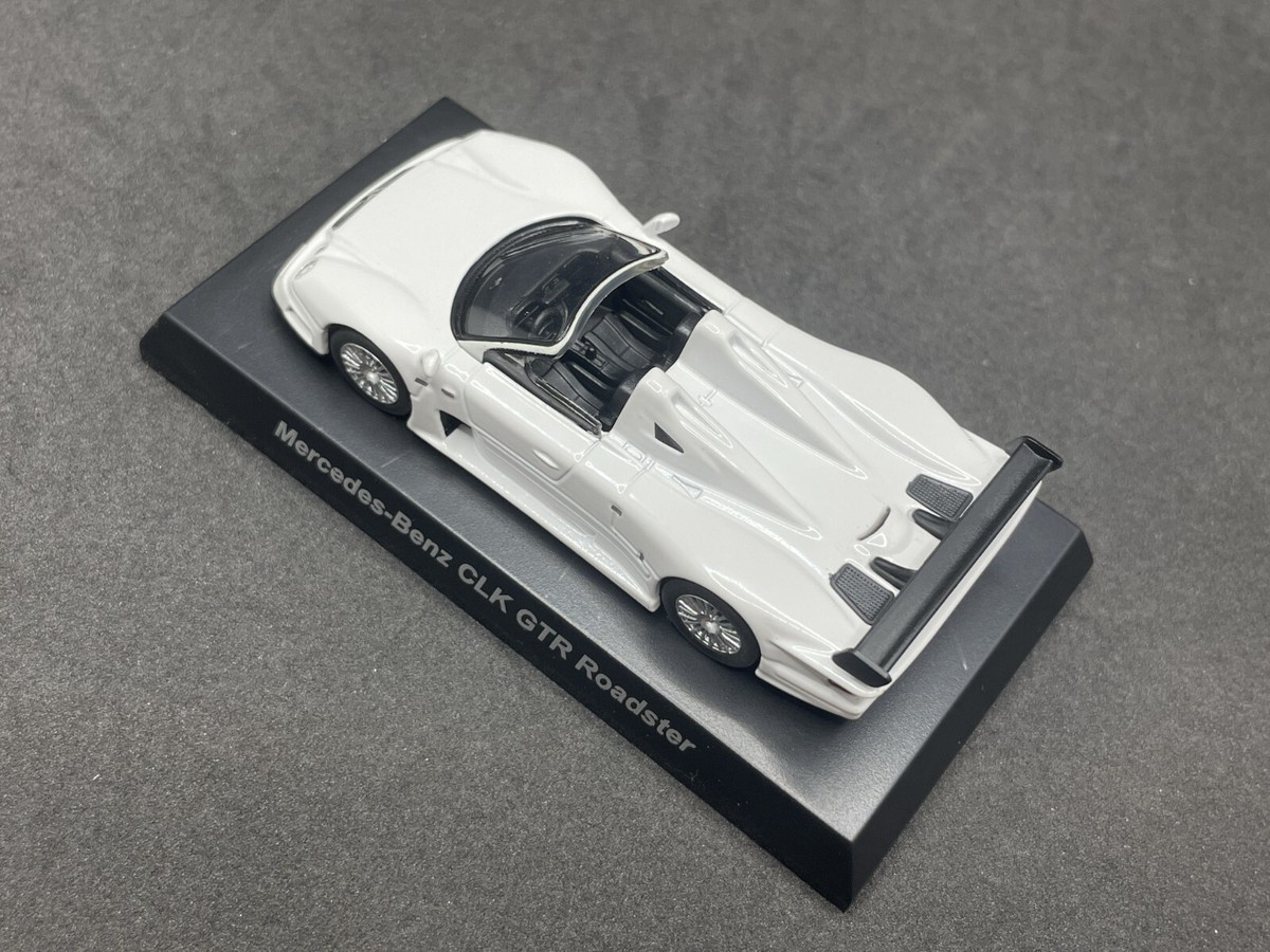 Kyosho 1/64 Mercedes-Benz CLK GTR Roadster White diecast Kyosho 1/64 Mercedes-Benz CLK GTR Roadster White diecast