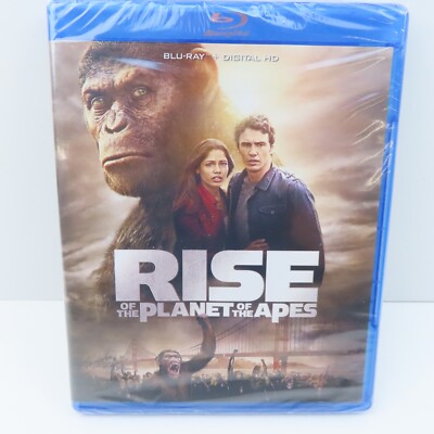 Rise Of The Planet Of The Apes Blu-Ray + Digital HD New
