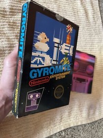 Gyromite Matte Sticker Seal 1st Print Nintendo NES Test Market Black Box RARE