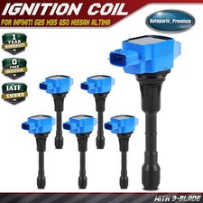 6x Bobina de encendido azul para Nissan Altima Máxima Pathfinder INFINITI G25 2,5 L 3,5 L