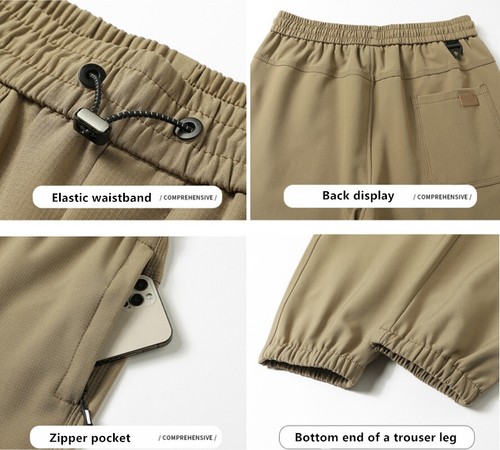 Pantalones de Caminar de Caparazón Suave para Hombres Mujeres Senderismo Trekking Térmico Polar Carga Pantalón - Imagen 8 de 49