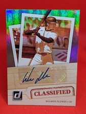 2021 Panini Donruss Classified Signatures Wilmer Flores #CS-WF Auto