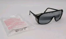 VINTAGE New Black ADEN Mirror Lens SAFETY GLASSES SIDE SHIELDS SUNGLASSES Z87