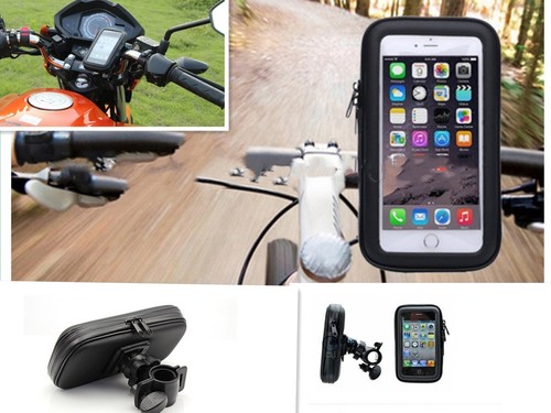 Soporte bicicleta moto impermeable funda bolsas universal sony xz premium 5.5"