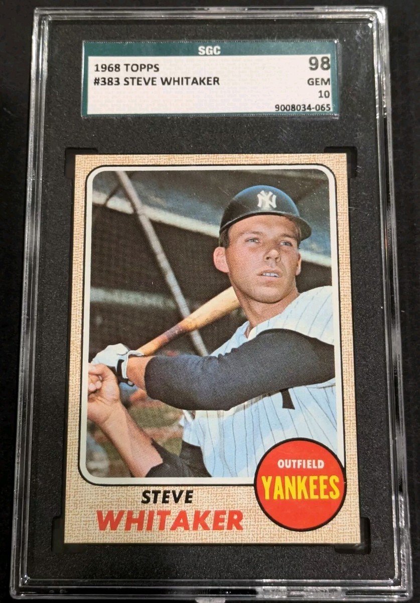 Bigg E – Testimony 1968 Topps Steve Whitaker SGC 10 (98) GEM MINT Quality