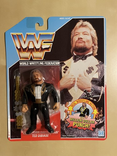 Vintage WWF Hasbro Ted DiBiase Million Dollar Man ...