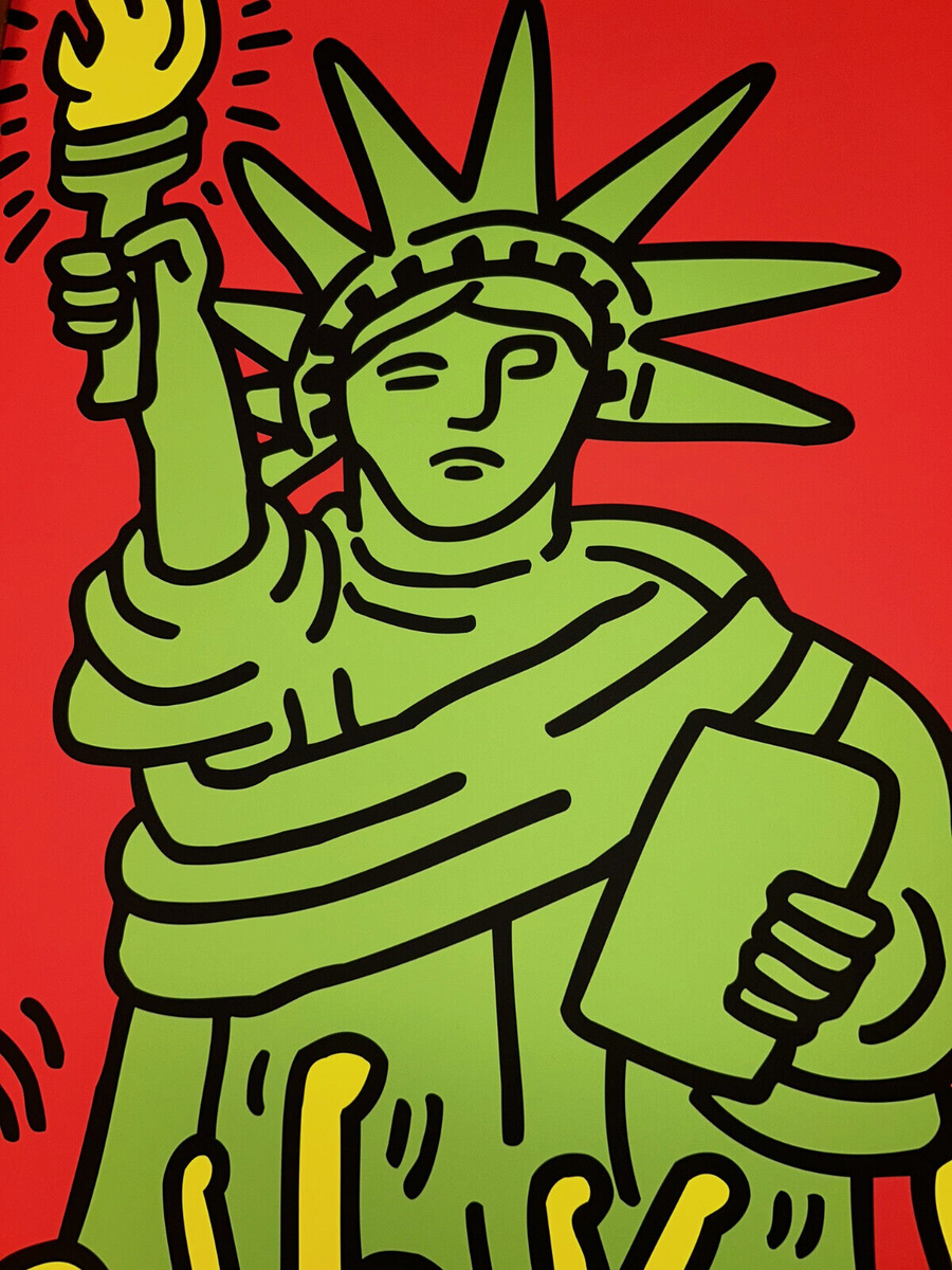 Statue of Liberty, 1986 by Keith Haring Art Print New York City