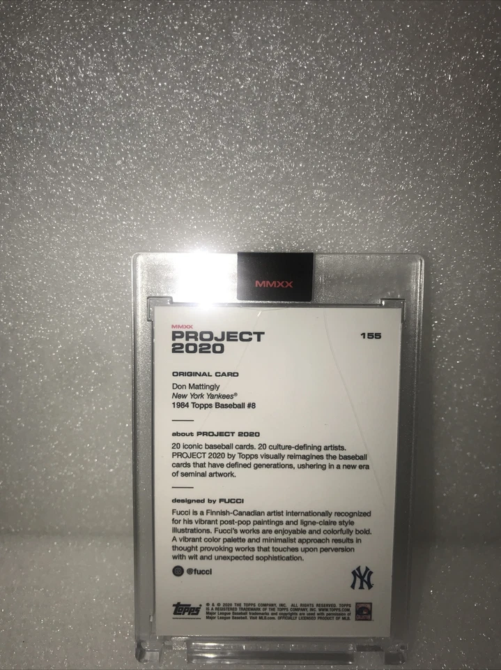 Topps PROJECT 2020 Card 155 - 1984 Don Mattingly by Fucci - Image 2 of 4