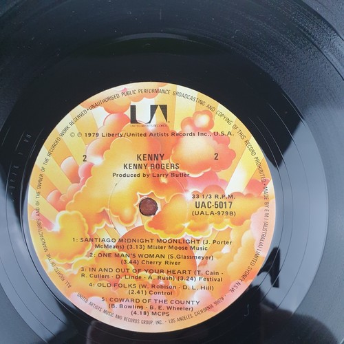 Kenny Rogers - Kenny 33 RPM Vinyl LP Record, 1979, Folk, World, & Country, VGC - Picture 8 of 8